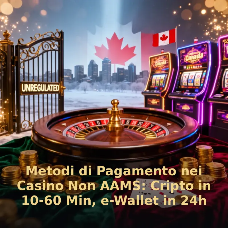 Metodi di Pagamento nei Casino Non AAMS: Cripto in 10-60 Min, e-Wallet in 24h